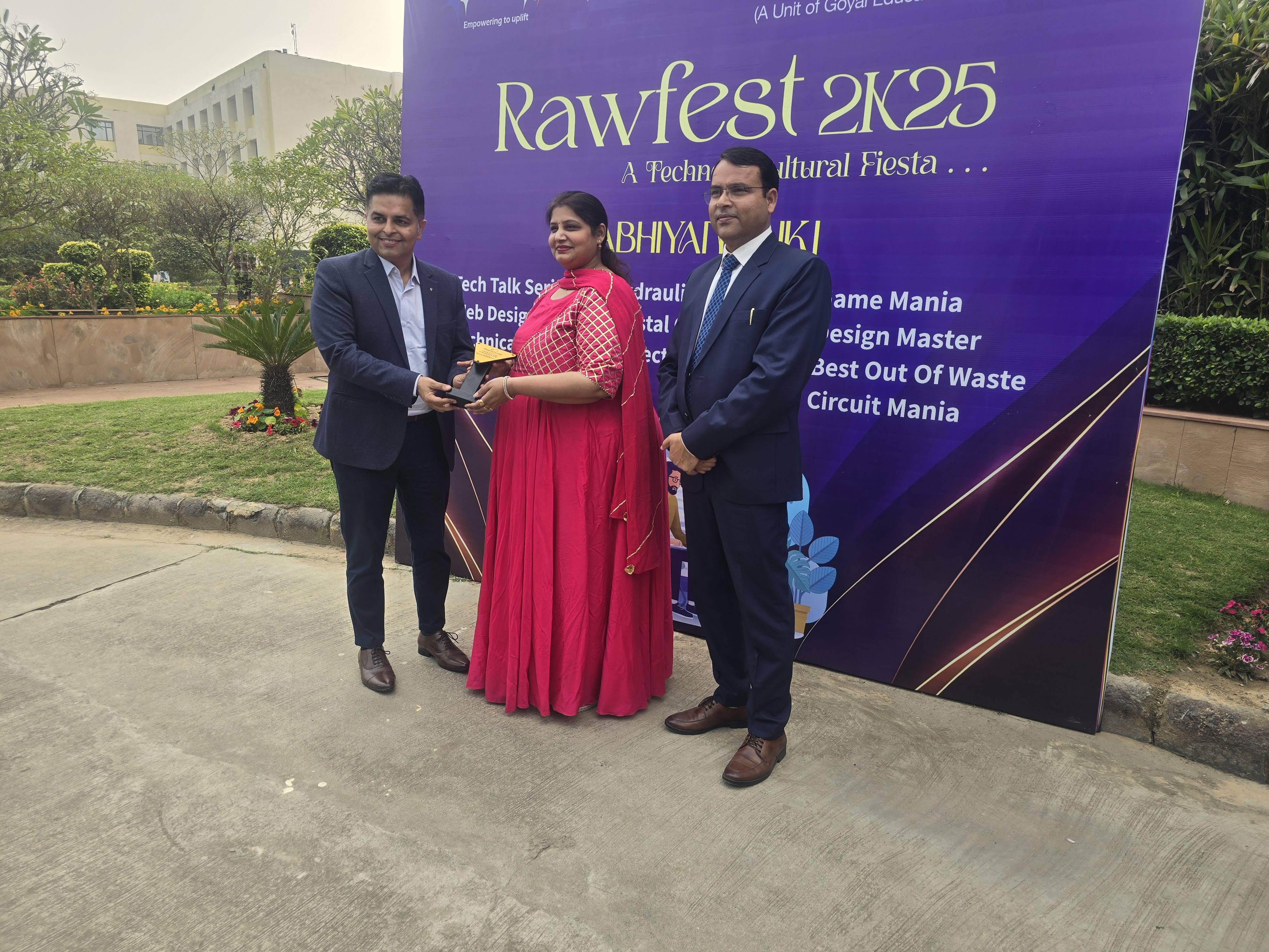 1st Prize in E-Yantra Event