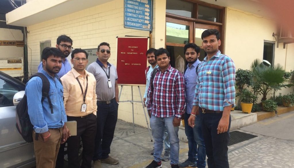 Industrial visit at Reva Industries Ltd. Faridabad