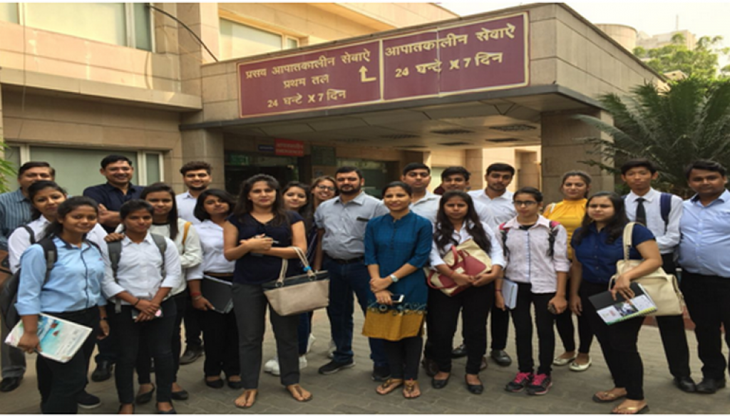 Department of Management and Commerce organized an Industrial (Hospital) visit for BBA HCM students (1)