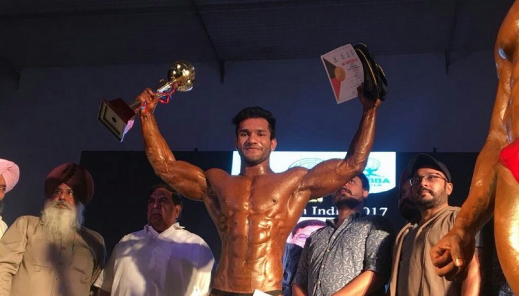 Manav Rachna Student bags the title of Mr North India 2017 (1)