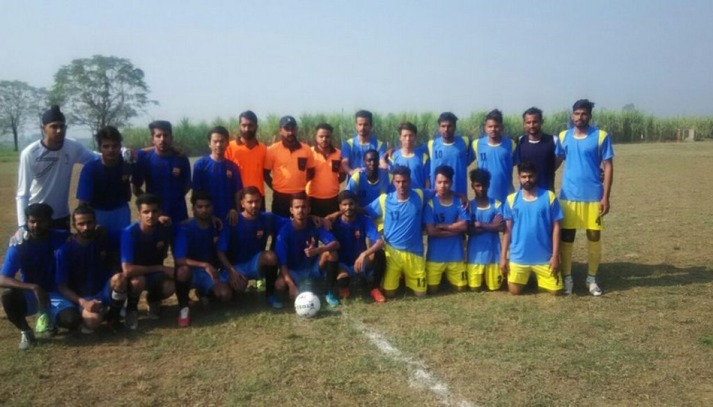 Students of MRIIRS (formerly MRIU) participated in North Zone Inter-University Football (M) tournament 2017-2018 (1)
